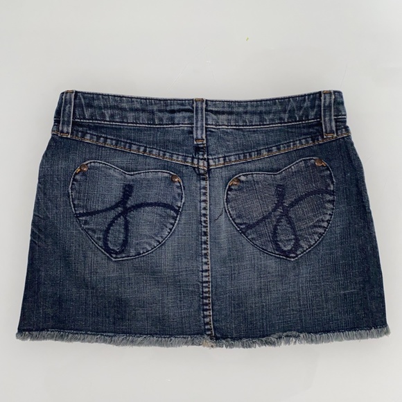 Y2K Juicy Couture Jean Mini Skirt - Picture 2 of 3
